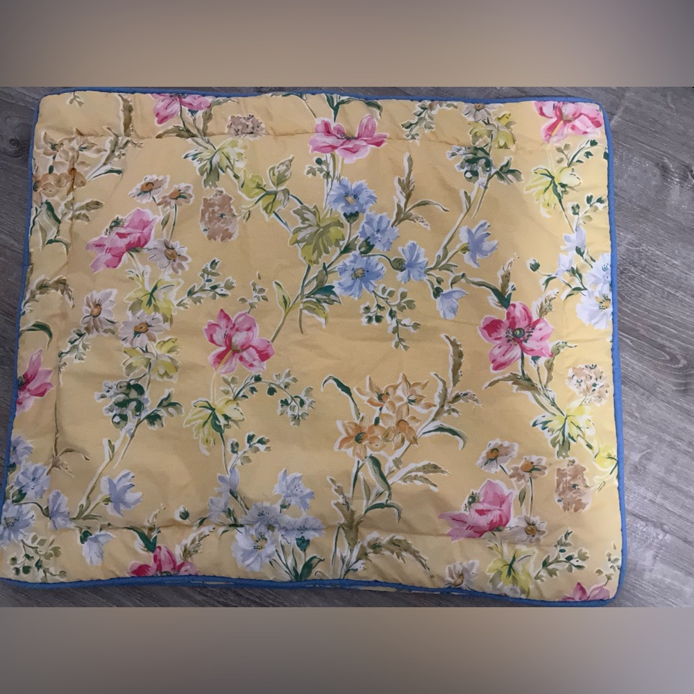 2 Laura Ashley 20 x 26 Floral Print Pillow Covers